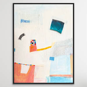 Shouting Quietly by Robin Kerr  Image: Framed black
