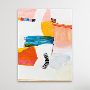 Bare Feet and Ice Cream by Robin Kerr  Image: Hanging unframed