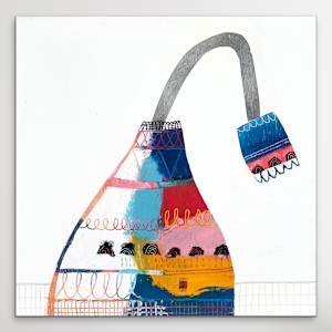 Funky Wonky Vase 5 by Robin Kerr, Image 2.