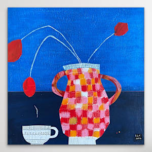Careful, It's Hot by Robin Kerr  Image: Hanging unframed