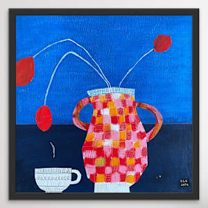 Careful, It's Hot by Robin Kerr  Image: Framed, black