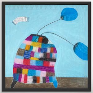 Warm and Toasty by Robin Kerr  Image: Framed black