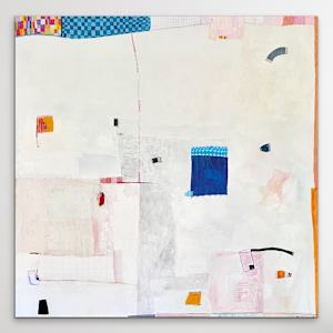 Wind Chimes and Coffee by Robin Kerr  Image: Hanging unframed