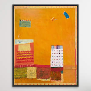 The Leaves are Falling Upwards by Robin Kerr  Image: Framed black