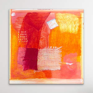 Petals Raining Upwards by Robin Kerr  Image: Hanging unframed