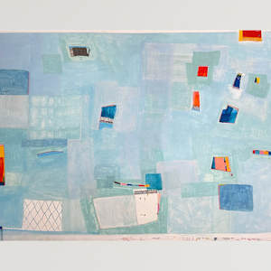 Floating Between the Whispers by Robin Kerr  Image: Hanging unframed 