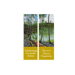 Pond with Palm Trees by Teresa Espaniola