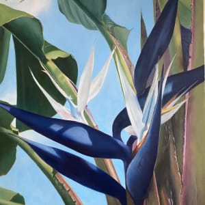 Blue Bird of Paradise by Carol Young
