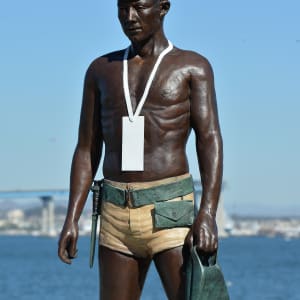 First Ashore - Naked Warrior by John Seward Johnson II 