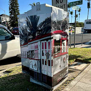 Art Outside the Box Take 2: 4th and Orange Avenue by Griffen Wong, Juniper Clark