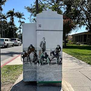 Art Outside the Box Take 2: 6th and Orange Avenue by Mason Dean, Jocain Howard  Image: Coronado High School football team. 1923. Coronado Historical Association Collection.  Rights reserved. 