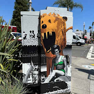 Art Outside the Box Take 2: 10th and Orange by Mason Dean, Juniper Clark