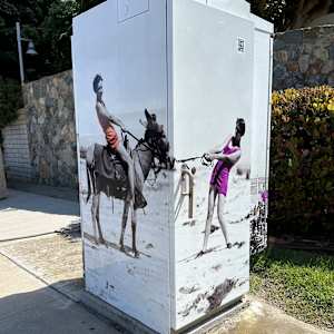 Art Outside the Box Take 2: Avenida de Las Arenas and Silver Strand by Sophia Hodges, Rebekka Siqueiros