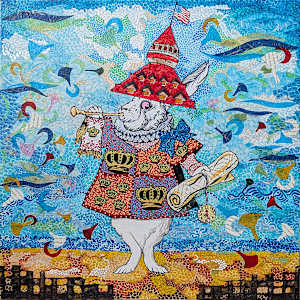 White Rabbit, the Royal Herald of Coronado by Penelope Quinn