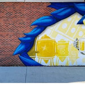 Columbia Craft Brewing Mural by Karl Zurflüh