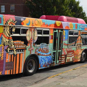 COMET Art Bus by Laurie Brownell McIntosh 