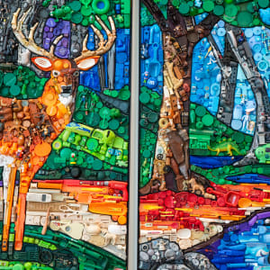 Deer in a Wood by Kirkland Smith 