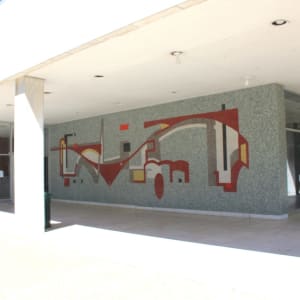 Byrnes Building Mosaic by Gilmer Petroff 