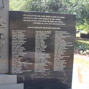 South Carolina Holocaust Memorial 