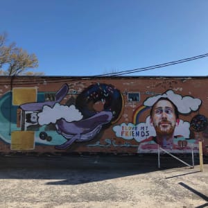 Aaron Graves Tribute Mural by Lauren Andreu Claude Gilbert