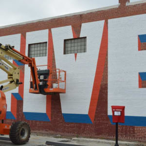 Five Points Postcard Mural by Chad Brady 