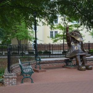 USC Campus Cocky Sculpture by Robert Allison 