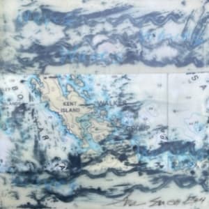 Waves Encaustic 2