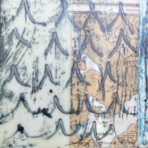 Waves Encaustic 3