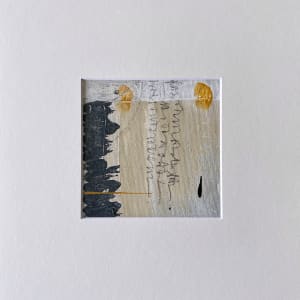 Blue and Yellow Matted #4 by Lisa Sweo Eul