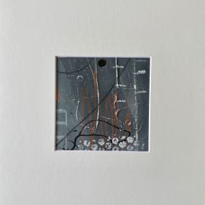 Red and grey matted #4 by Lisa Sweo Eul