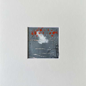 Red and Grey Matted #1 by Lisa Sweo Eul