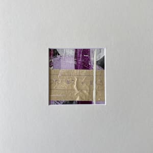 Umber, Ochre, Purple matted #4
