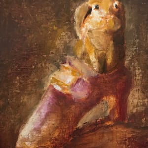 Rabbit in a King Louis XIV Shoe by Susan F. Schafer  Image: Underpainting.