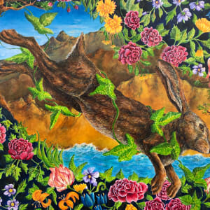 With Vines Entwined in His Hare by Susan F. Schafer 