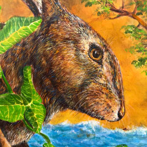 With Vines Entwined in His Hare by Susan F. Schafer 