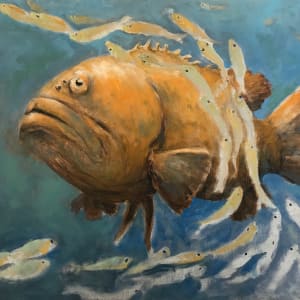 Grouper and Groupies by Susan F. Schafer Studio 