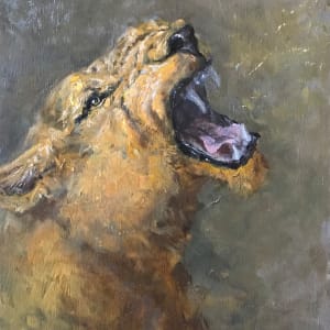 The Lioness by Susan F. Schafer Studio  Image: Progress 3