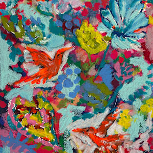 Hummingbird Floral Symphonies by Angela Meijer, Image 1.
