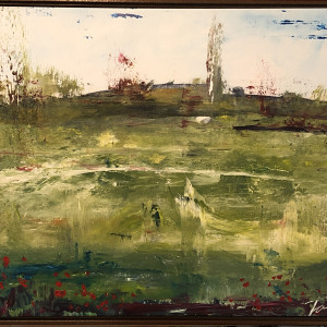 Abstract Landscape 5 - Diamond Star by Tara Novak