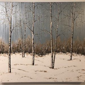 Aspens in the Snow 26 by Tara Novak 