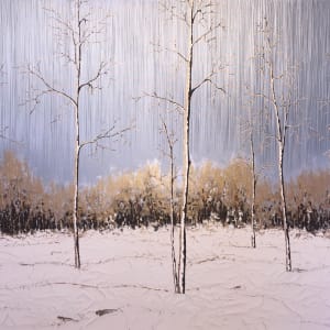 Aspens in the Snow 23 by Tara Novak 