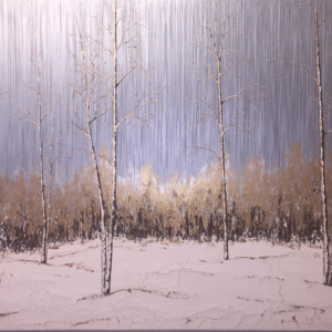 Aspens in the Snow #12 by Tara Novak 