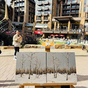 Aspens - Silver Skies 49b by Tara Austin Novak 