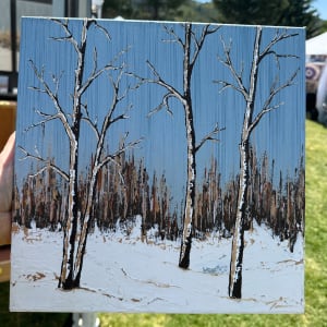 Aspens in the Snow 49 by Tara Austin Novak 