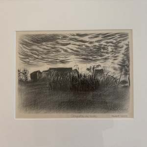 Cornpatch in Dusk by Hubert Davis