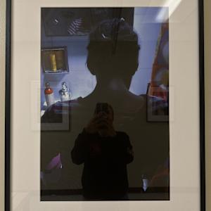 Frances reflecting2007 by Cecil McDonald