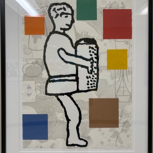The Accordian Player #1, 1995 by Donald Baechler