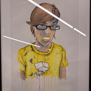 Rebecca van Dusen with Gold Teeth by Jose Luis Reyes