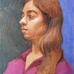 Colorblock Portrait by Gabbie Davis