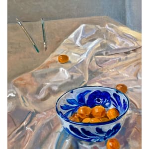 Spanish Bowl and Clementines by John Schmidtberger